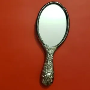 Vintage silver plated Pablo Picasso mirror pablo picasso | Accessories | Vintage Silver Plated Pablo  main image 3